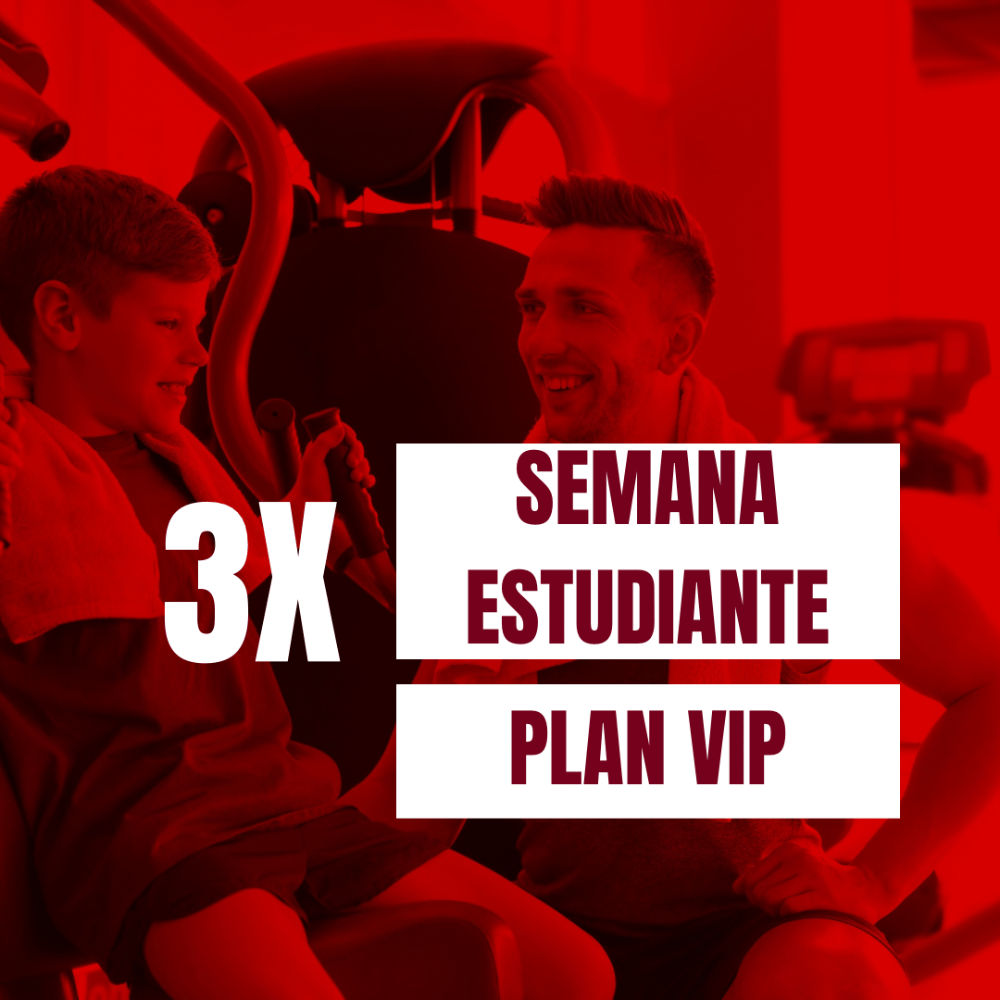 Imagen numero 1 del servicio Plan Estudiante 3xSemana