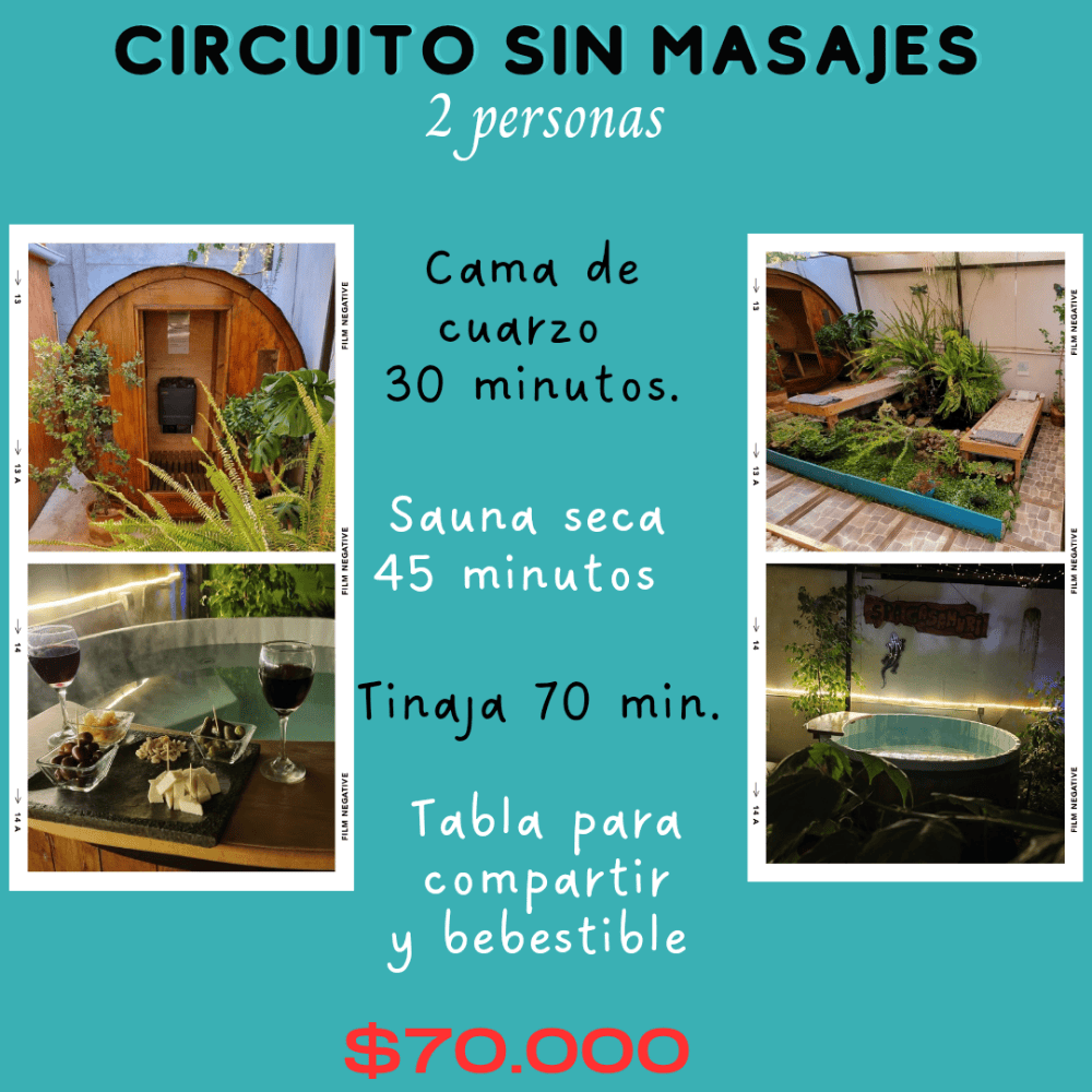 Imagen numero 1 del servicio Circuitos SIN Masajes 2 personas