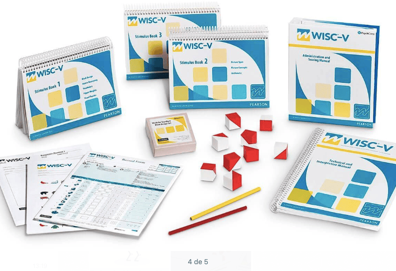 Imagen numero 1 del servicio Psicometría infanto juvenil - WISC- V (desde los 6 años hasta los 16 años , 11 meses)