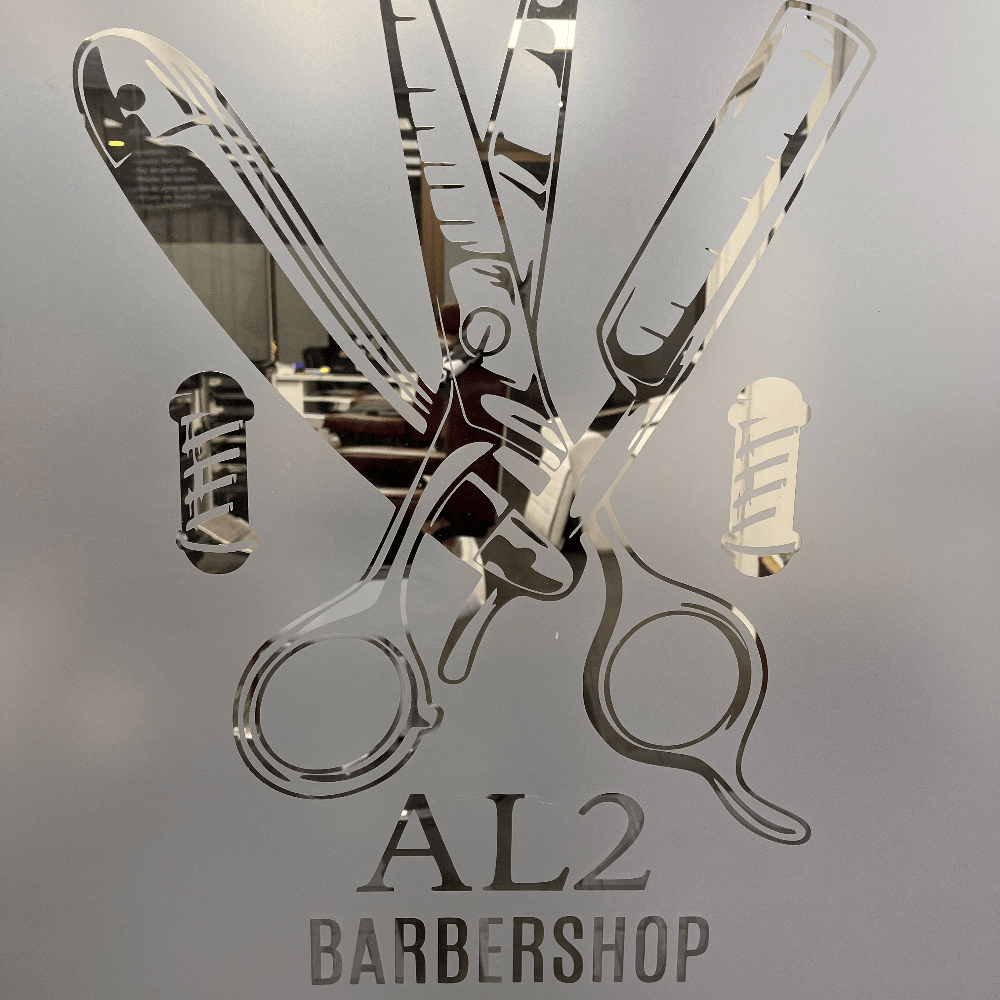 Logo de Agenda-barberia-al2barbershop