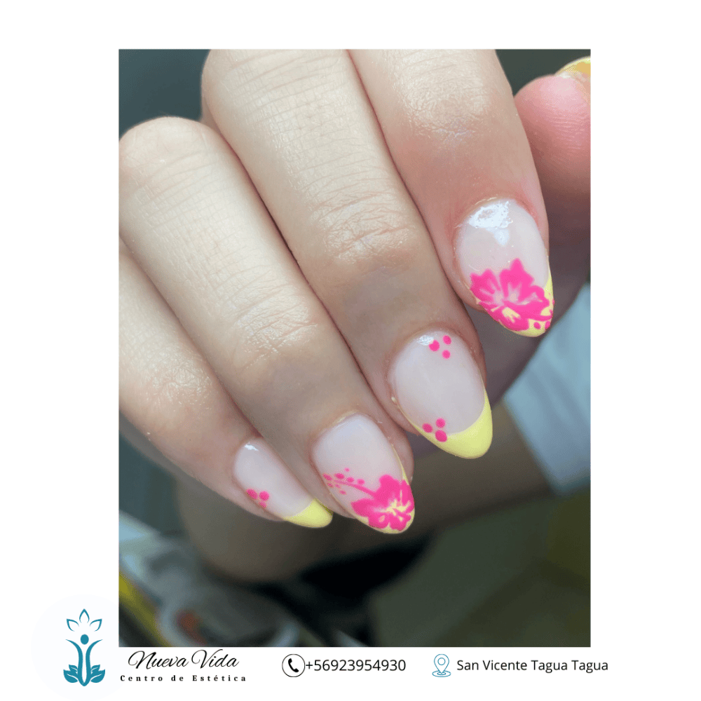 Imagen numero 1 del servicio Drenaje Linfático Facial + Esmaltado Permanente Dos Tonos Más Diseños