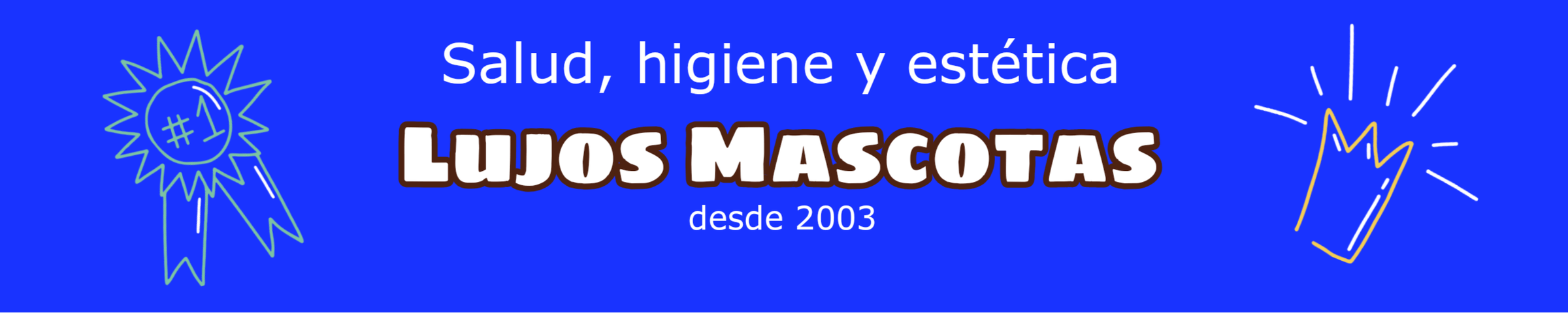 Banner de la store Lujos Mascotas